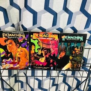 Ex Machina: Vol 1 The First 100 Days, Vol 4: March to War, Vol 6: Power Down TPB